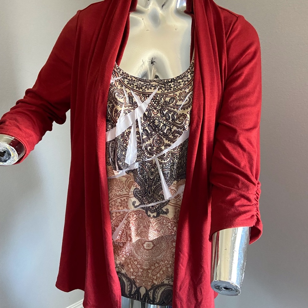 Cardigan With Built In Cami